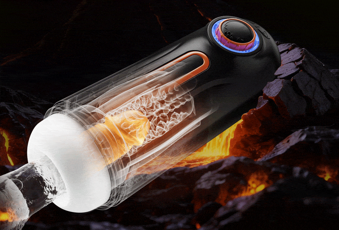 6-in-1 vibrating thrusting masturbator cup