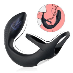 U-ARLAN APP Control 4 Quiet Vibrations Cock Ring & Prostate Massager