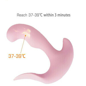10 Speed Medical Silicone Heating Prostate Massager Anal Vibrator