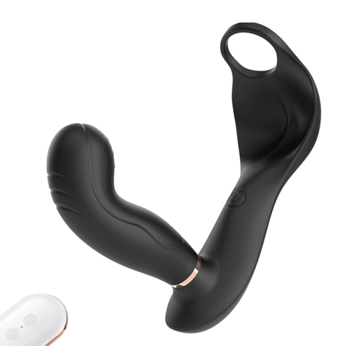 Wild Wind 7 Vibrating 7  Pulsating Balls Cock Ring Prostate Anal Massager
