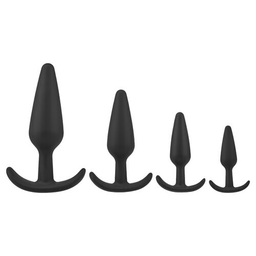 Bestvibe Anal Training Silicone Conical  Anal Plugs Set (4 Pieces)