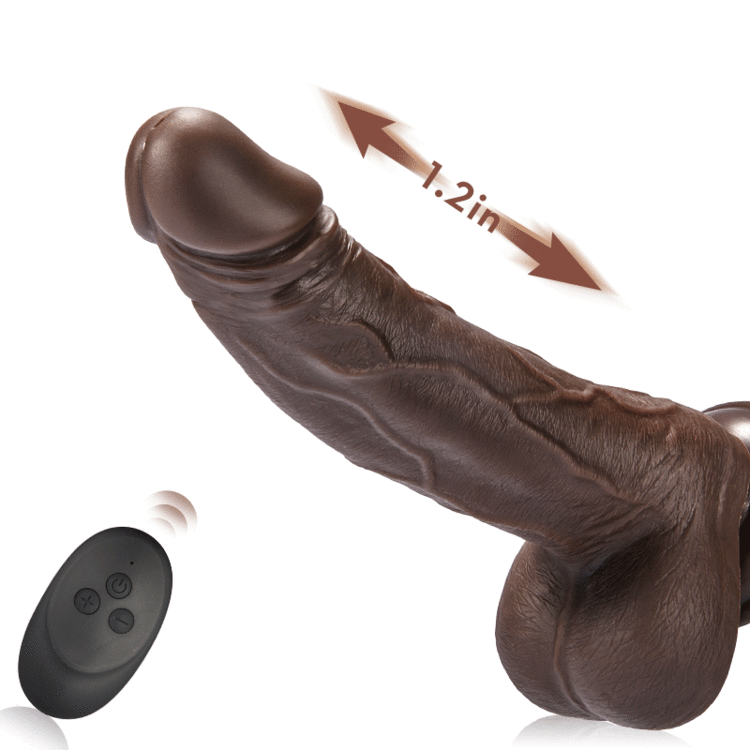 Wilson 6 Thrusting 10 Vibrating Rotating Realistic Dildo 8.7 Inch with Suction Cup