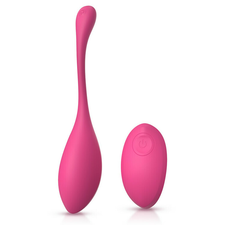 Silky-Smooth Silicone  Head Vibrating Egg with Remote Control