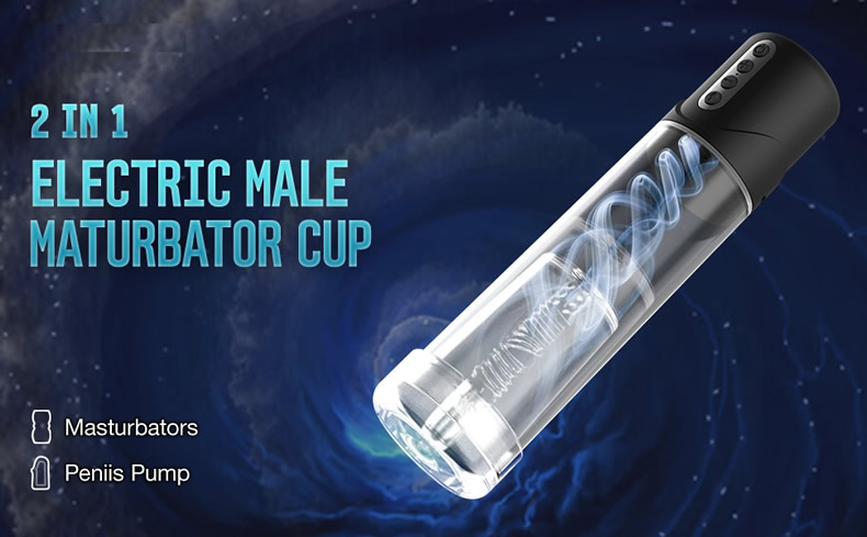 electric male masturbator cup