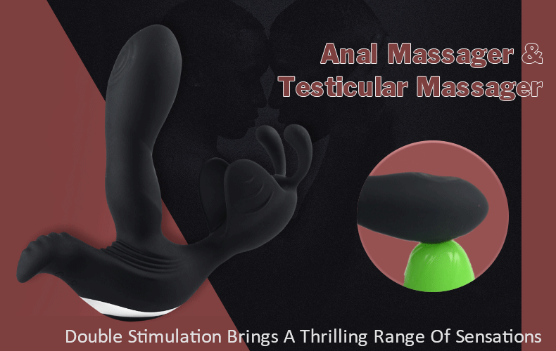 7 Flapping Vibration Triple Stimulation Anal Massager