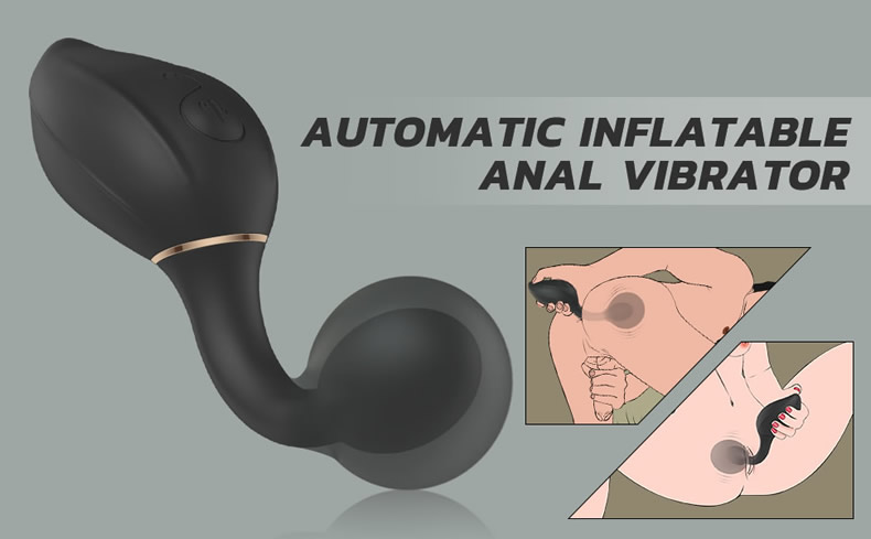 inflatable anal vibrator