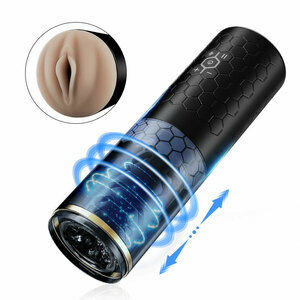 10 Thrusting Spinning Suction Cup Masturbation Cup
