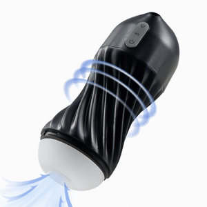 Black Whirlwind-5 Vacuum Sucking 7 Vibration Modes Automatic Male Masturbation Cup