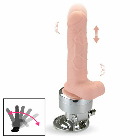 Realistic Thrusting Suction-Cup Super Dildo