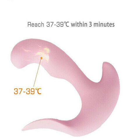 10 Speed Medical Silicone Heating Prostate Massager Anal Vibrator