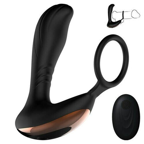 7-Frequency Wireless Prostate Massager Cock Ring Remote Control