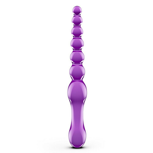 9 Inch Purple Jelly Anal Beads